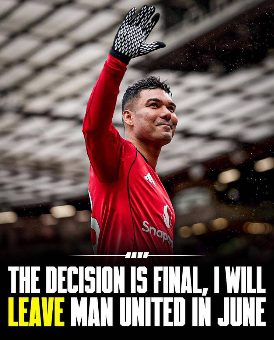 卡塞米罗正式宣布6月离开曼联！首份报价曝光，将投奔贝克汉姆与梅西同队